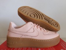 Nike Air Force 1 AF1 Sage Low LX Washed Coral Pink Womens Sz 8 AR5409-600 