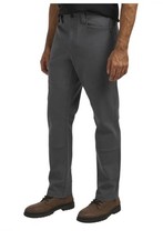Wrangler Men  s Utility Pant Regular Fit Stretch Canvas Gray Size 40x30
