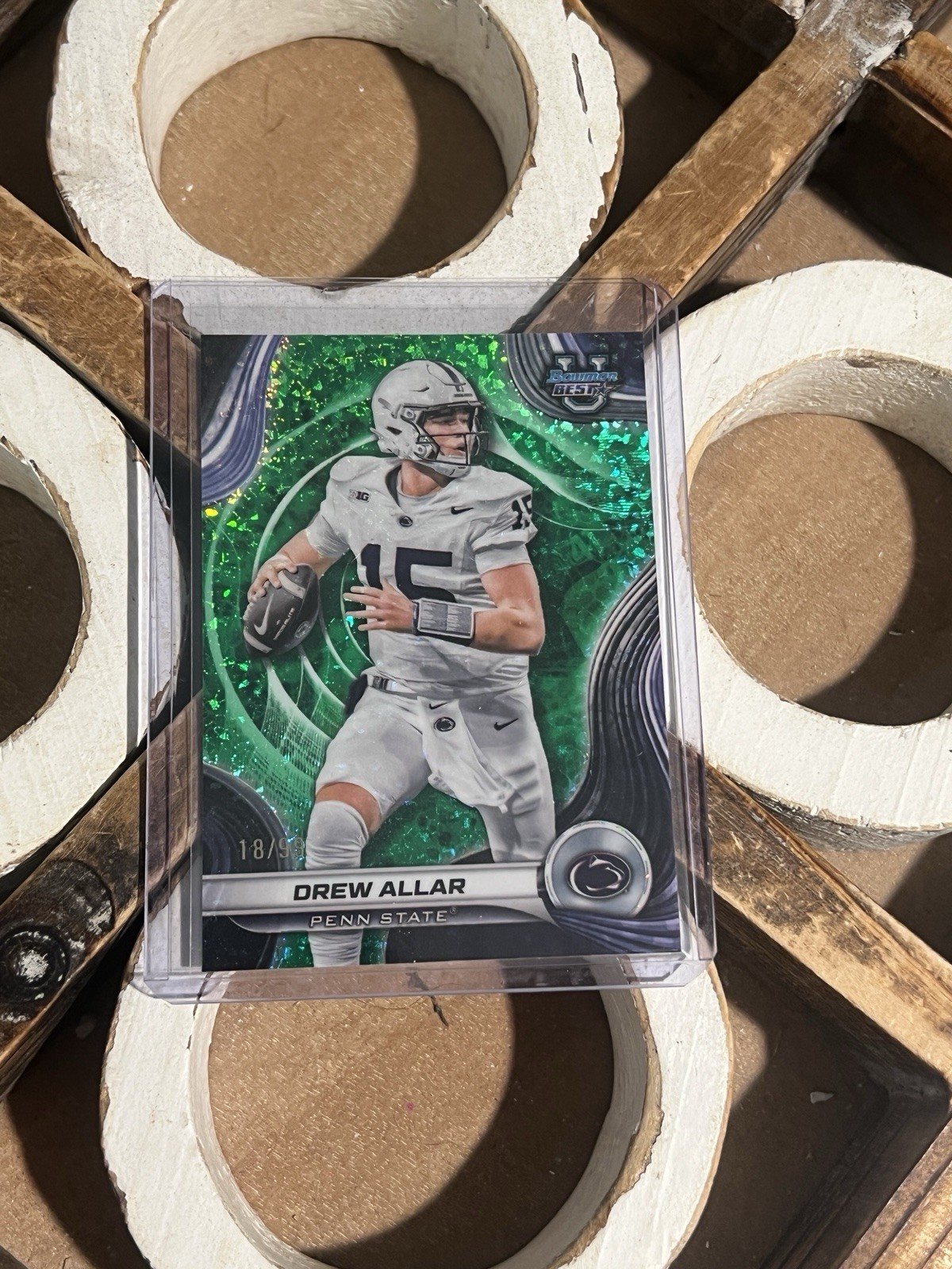 2024 Bowman's Best University - Drew Allar Green Mini-Diamond Refractor 18/99