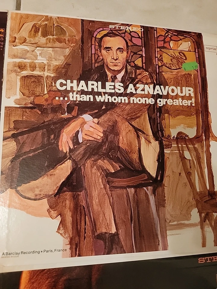 Charles Aznavour 6 Lp's And 2 CD's See All Photos Reprise/Fontana/Monument Recor - Image 3 of 4