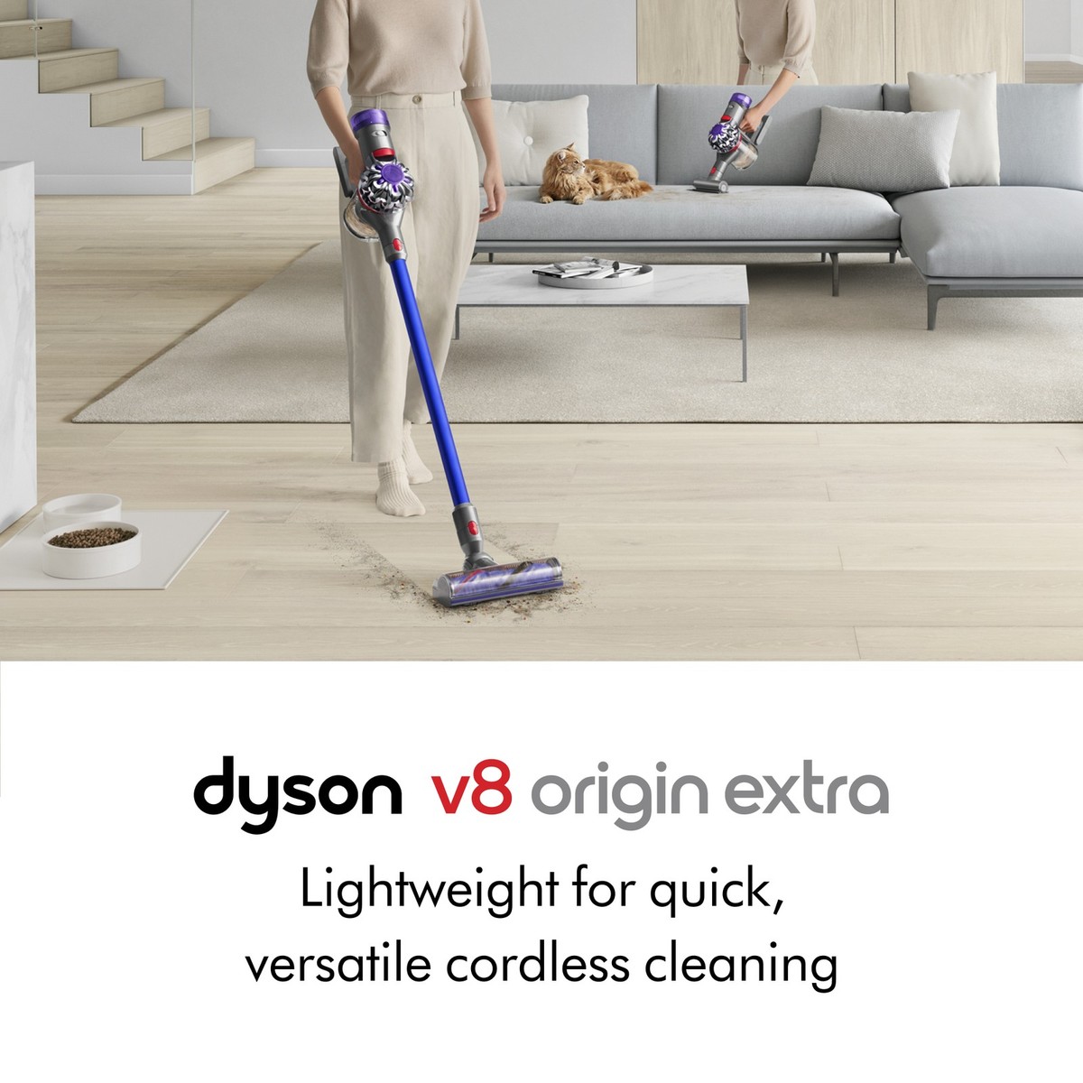 Dyson V8 Origin Extra Cordless Vacuum | Blue | Refurbished | eBay