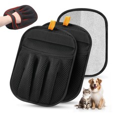 2Pcs Pet Hair Removal Gloves Cat Dog, Electrostatic Reusable Remover Tool