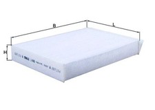 MAHLE Innenraumfilter LA 449 Partikelfilter für OPEL SUZUKI SPLASH H08 AGILA EX