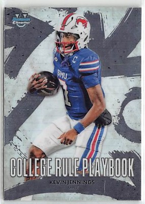 2025 Bowman University Chrome College Rule Playbook #CRP-5 Kevin Jennings