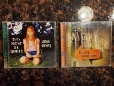 THEY MIGHT BE GIANTS  JOHN HENRY and FACTORY SHOWROOM CDs TMBG
