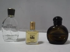 GA2 VTG LOT OF Men's COTY Cologne Halston Original Stetson Aspen Discovery