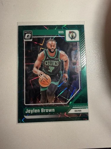 Panini 2024-25 Donruss Optic Jaylen Brown Celtics Prizm #206 /49