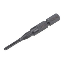 Metric Machine Tap M3 Thread 0.5 Pitch H2 3 Flutes Hex Shank High Speed Steel