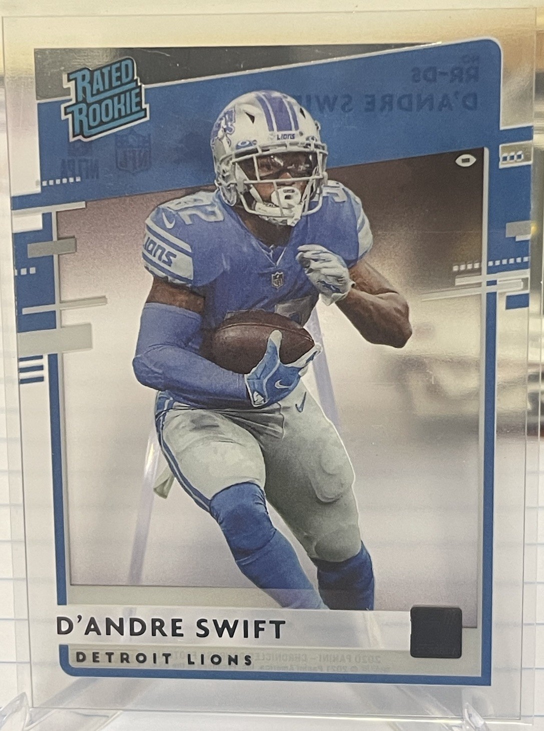 D'Andre Swift Panini Chronicles Clearly Donruss Rated Rookies #RRDS Base