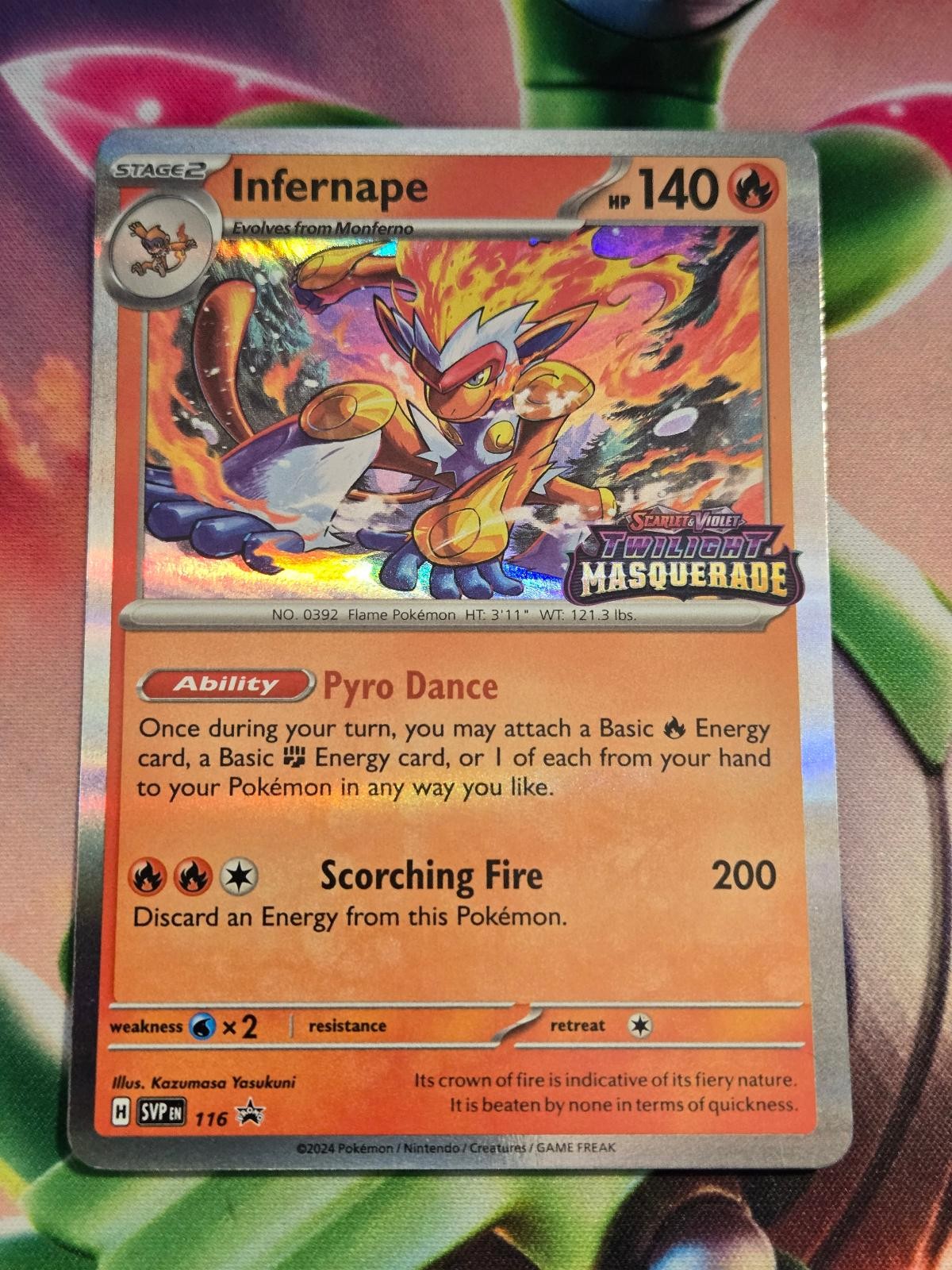 Infernape 116 Holo Promo Scarlet & Violet Promo Pokemon Holo Near Mint