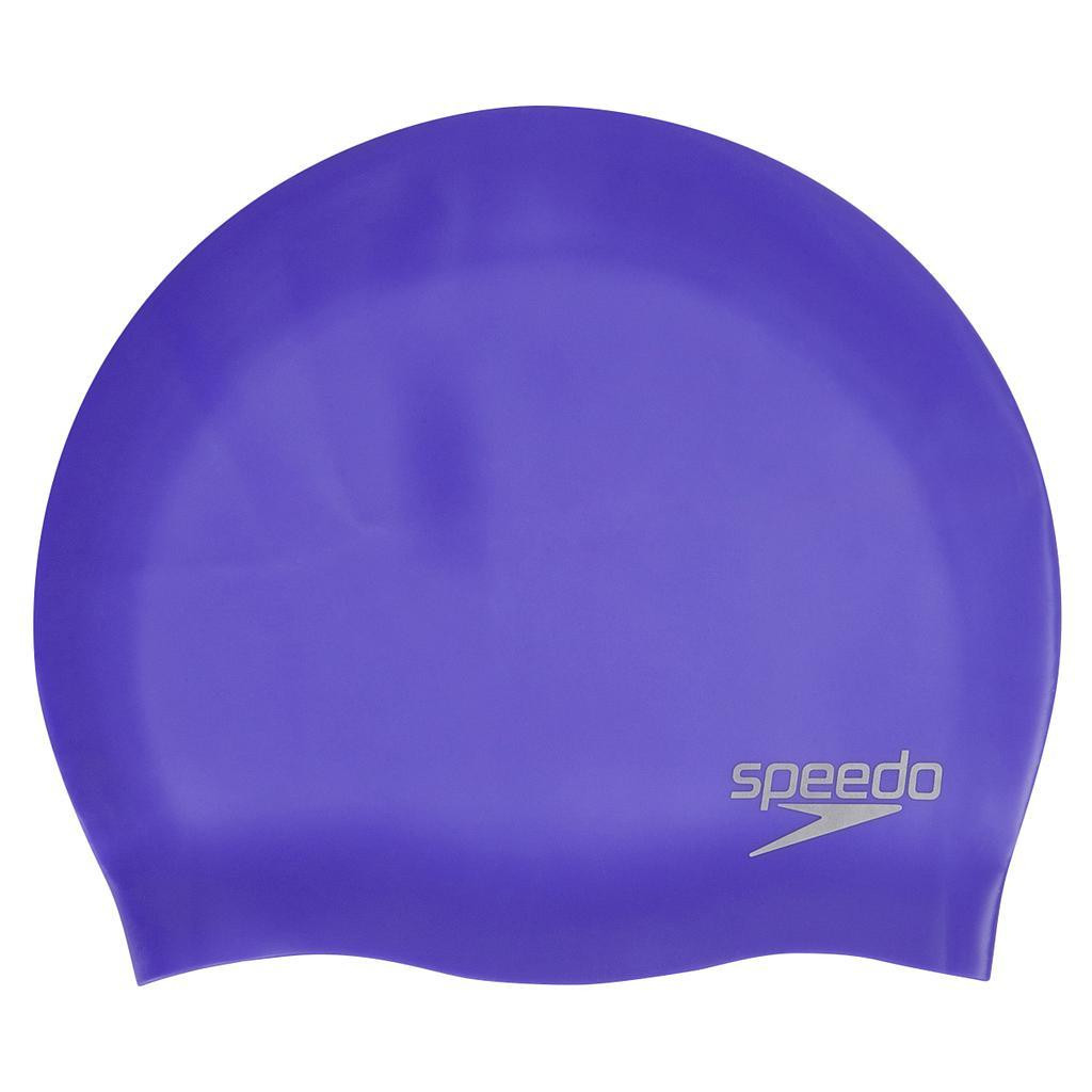 Speedo Moulded Silicone Cap Junior Purple Junior Purple