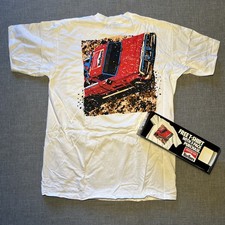 Vtg 90s Marlboro Adventure Team Truck Pocket Tee Original Box Cigarette Promo