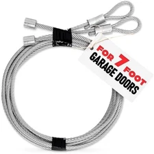Garage Door Cables Heavy Duty Steel Galvanized Replacement