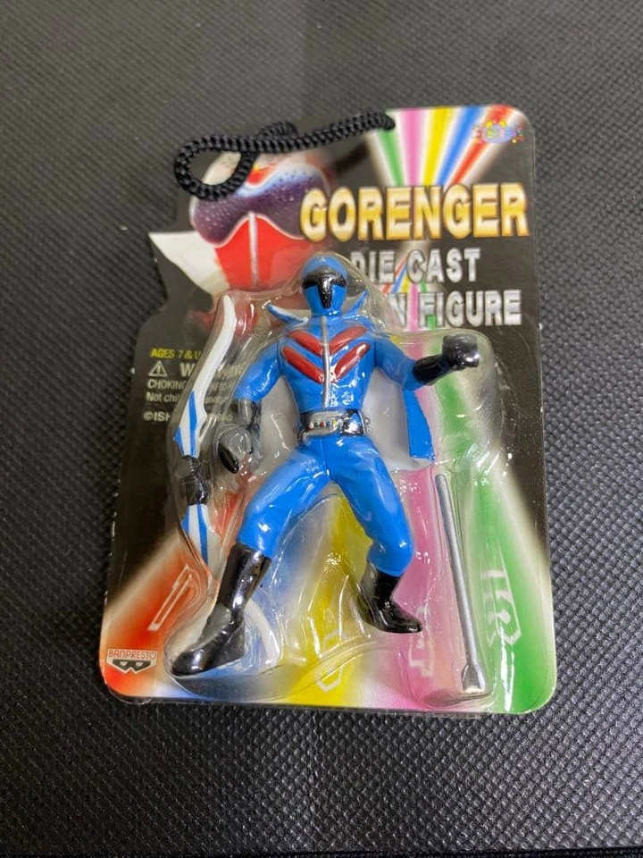 Banpresto GORENGER Die Cast Figura Juego de 5 Piezas Figuras Coleccionables Raro Foto 4 de 4