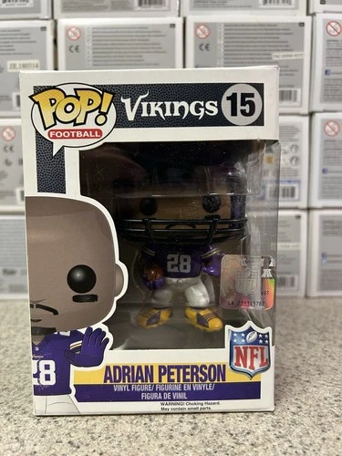 Funko Pop NFL Adrian Peterson Minnesota Vikings #15 Vaulted 🔥 🔥 🔥