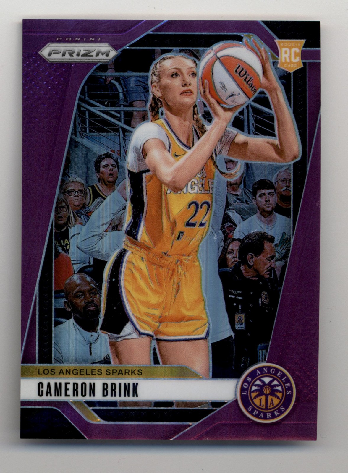 2024 Panini Prizm WNBA Prizms Purple #127 Cameron Brink Rookie RC 79/149 - NM-MT