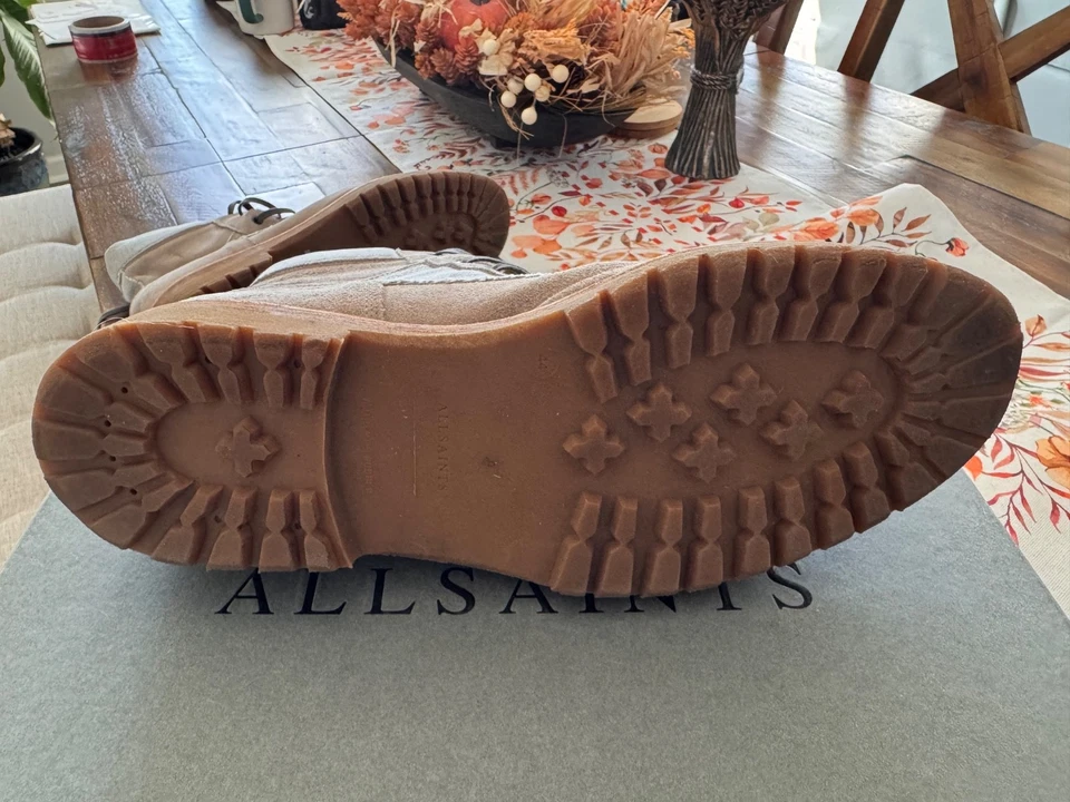 Botas de contacto All Saints para hombre talla 11US color crudo tiza Foto 4 de 4