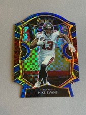 Mike Evans Gold Blue Die Cut Prizm Sp Insert 2020 Panini Select Buccaneers #16