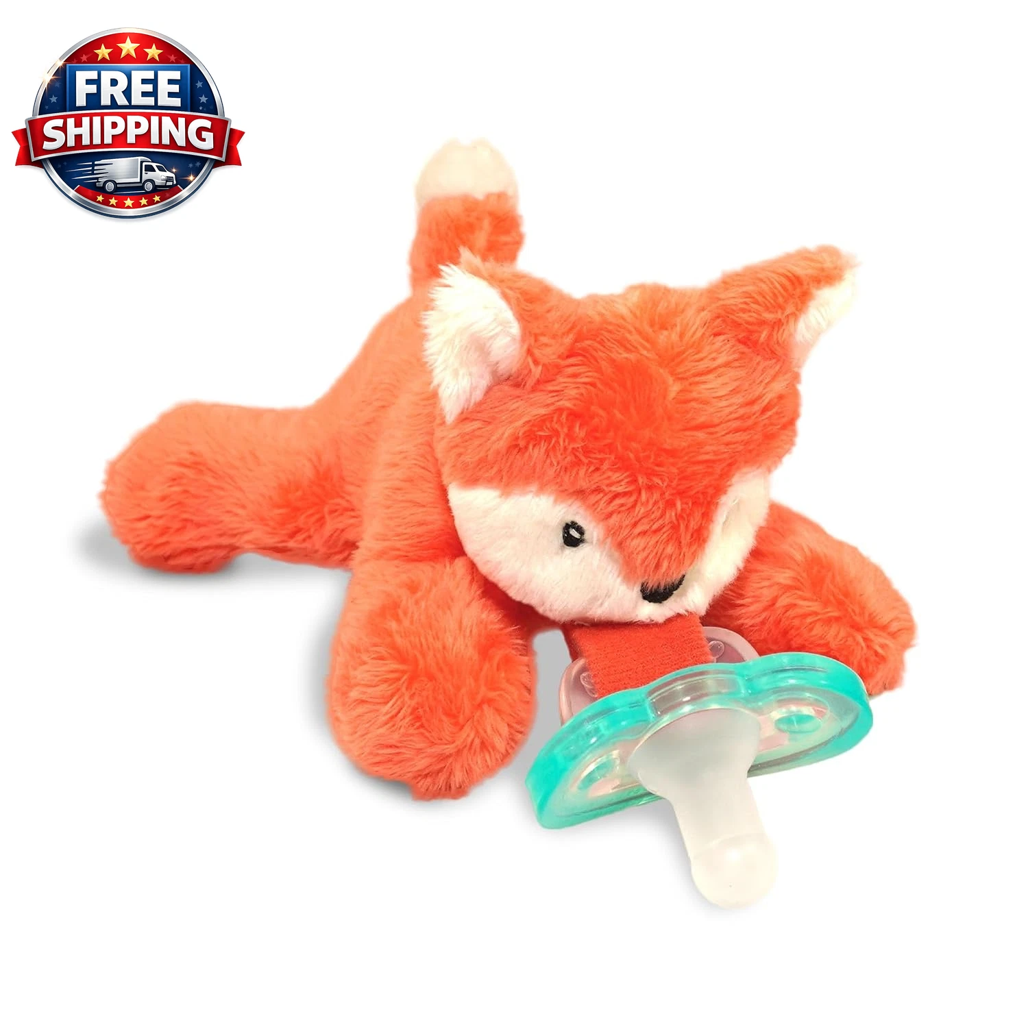 Jollypop Pacifier, Holder W/Detachable Baby Pacifier, Stuffed Animal Razbuddy, A
Opens in a new wind