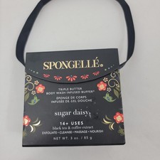 SPONGELLE Body Wash Infused Buffer SUGAR DAISY Shower Sponge In Box 3 oz