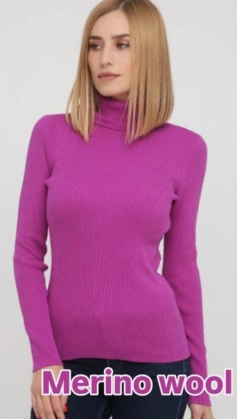 Women & Other Stories Sweater Purple Wool 42 / XL