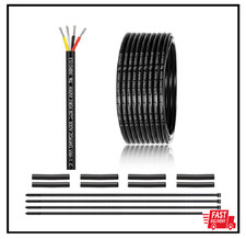 20 Gauge 4 Conductor Electrical Wire 25FT UL 2464 20 AWG 4 Wire Cable Tinned ...