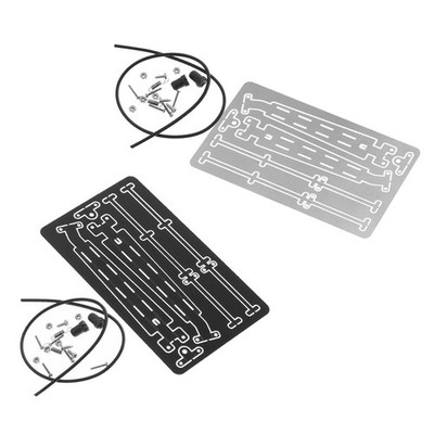 RC Car Bewegliche Scheibenwischer-Kits Frontscheibenwischer für 1:6 RC