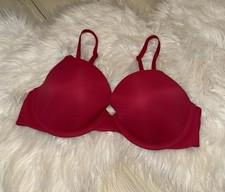 Gap Body Favorite Uplift Bra Lightly Padded Underwire Womens 36C Red