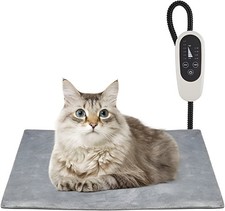Pet Heating Pad for Dogs Cats, Auto Shut Off, 6 Temp Modes, 16"x18"