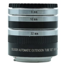 Soligor Automatic Extension Tube Set 8mm 16mm 32mm Rollei Qbm