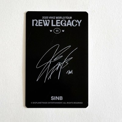 VIVIZ 2025 World Tour NEW LEGACY Official MD Trading Card Benefit
