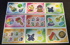 2008 Enterplay NEOPETS Fun Pack Trading Card StickIts Stickers - All 9 inc 
