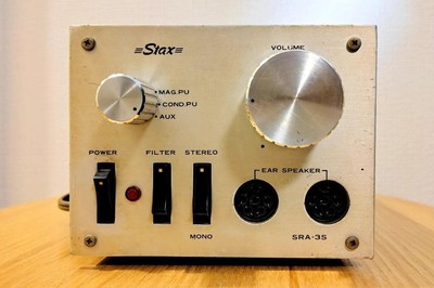 STAX SRA-3S Tube Headphone Amplifier Working & Tested JP