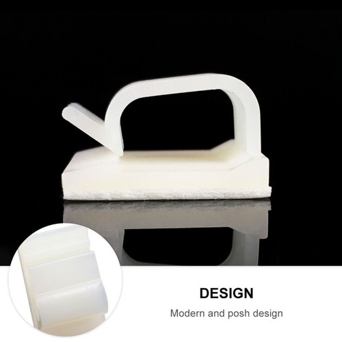 50 PCS Line Card Cord Management Clip Cable Holder Clips Ties Adhesive - 第 3/12 張圖片