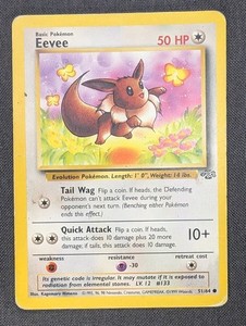 Eevee 51/64 Jungle Common Unlimited Pokémon TCG