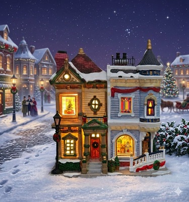 Lemax CHRISTMAS IN THE CITY #85432  25th Anniversary   RETIRED   LIMITED EDITION