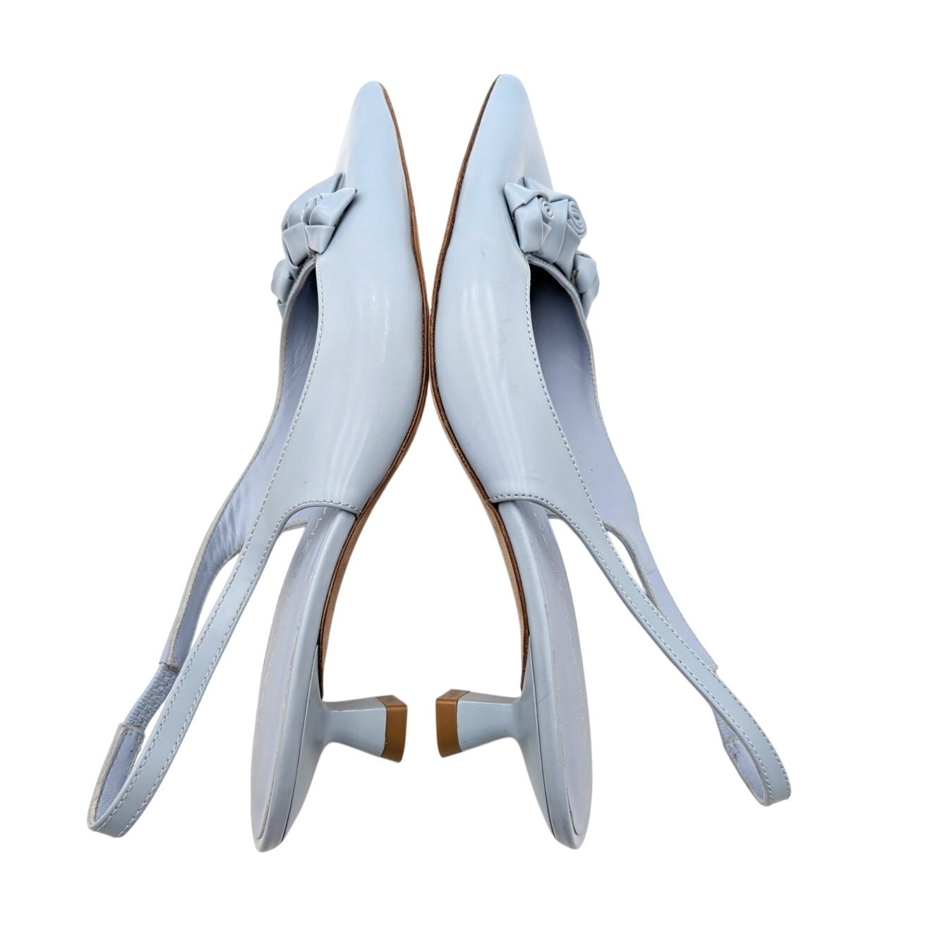 Stuart Weitzman Rosie 35 Slingback Heel Pump Women's Cielo Size US6B EU36.5