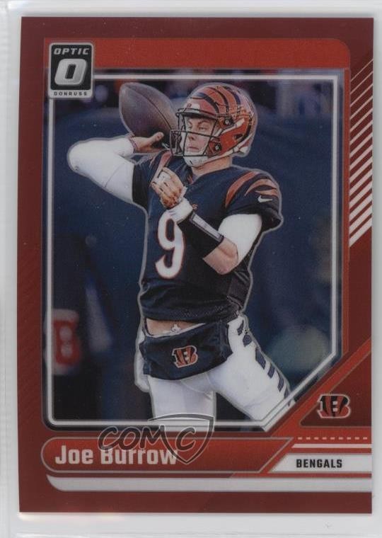 2024 Panini Donruss Optic Red Prizm 34/125 Joe Burrow #38 0zq1
