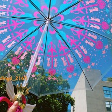 America Sailor Moon Kaleidoscope Transparent Umbrella LED Colorful Props Gifts
