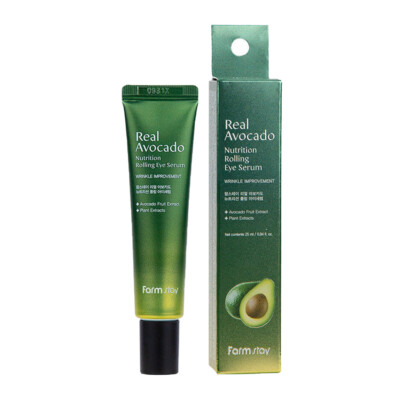 [FARM STAY] Real Avocado Nutrition Rolling Eye Serum - 25ml / Free Gift