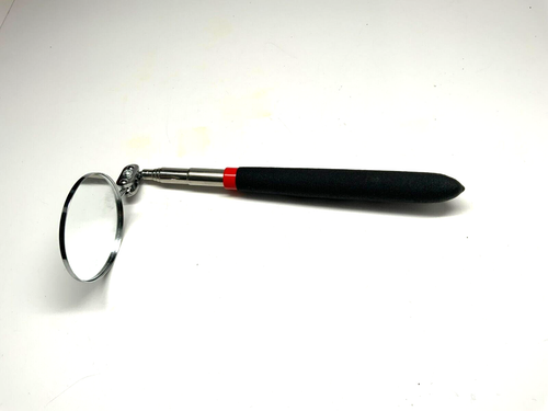 Telescoping Inspection Mirror 2" Round Extends 7" to 30" - Picture 2 of 2