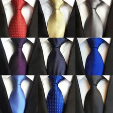 2019 Men's Wedding Party Necktie Solid Polka Dot Striped Floral Silk Woven Tie