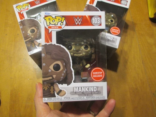 FUNKO POP WWE MANKIND # 103 Mick Foley EXCLUSIVE GAMESTOP