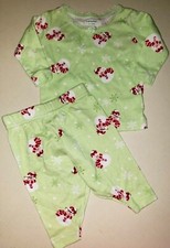 BABY GIRLS CHRISTMAS PAJAMAS 2 pc sleepwear s...