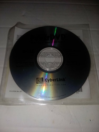 Cyberlink Power DVD 4.0! (DELL) Maximizing the Power Of DVD Playback