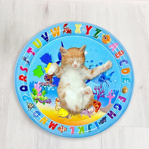 Sensory Water Playmat, 25.5 inches Thickened Cool Comfort Cat Play Mat - Picture 8 of 15