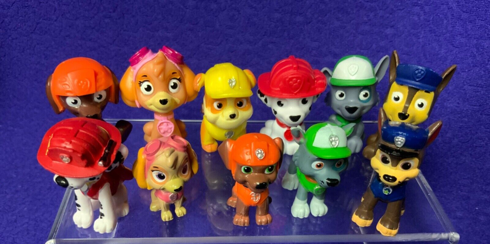 Paw Patrol Figurines Lot Of 11