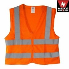 Orange-Mesh ANSI Approved Safety Vest XXL 10 PACK