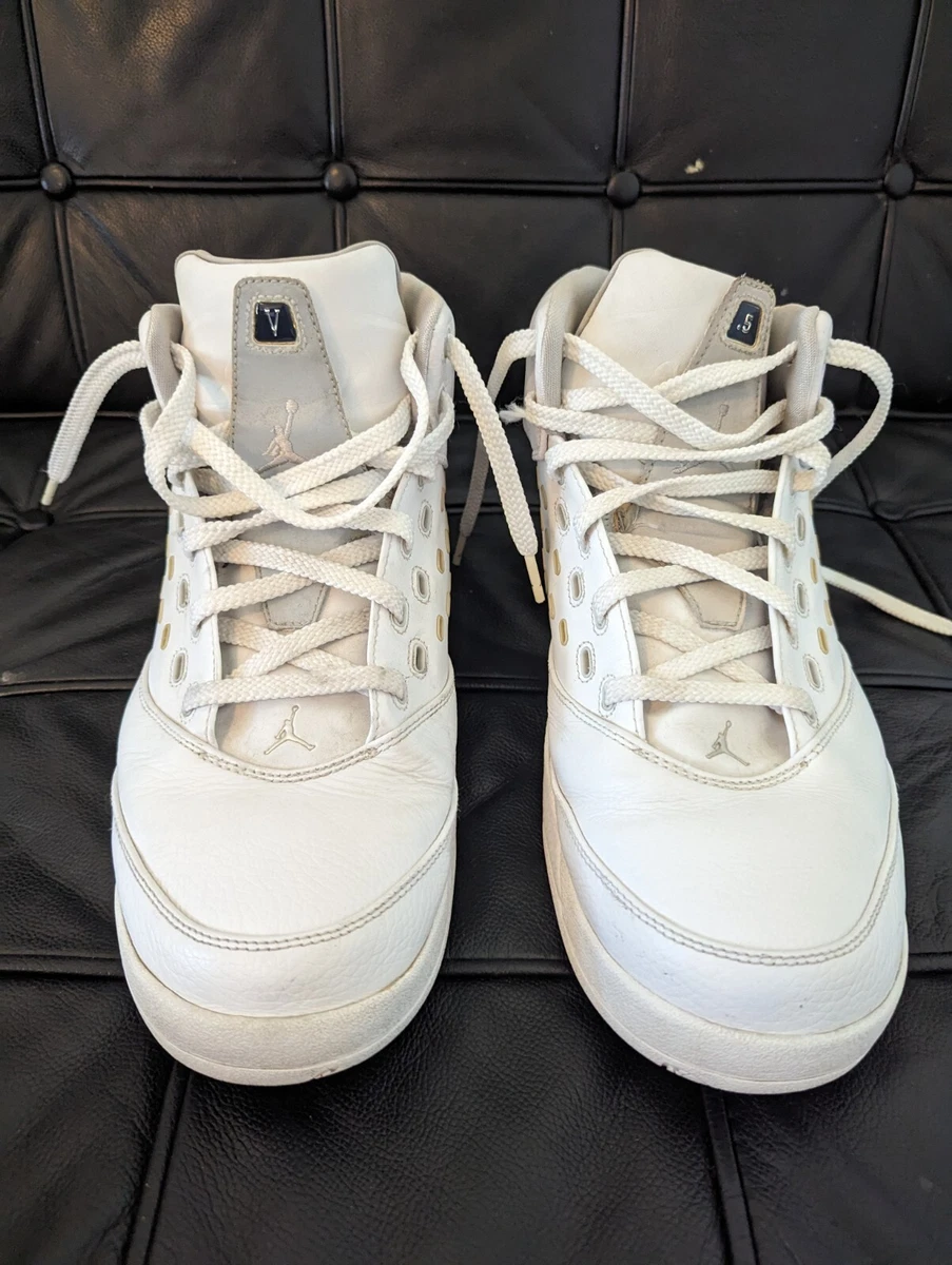 Jordan Melo 5.5 White Silver for Sale | Authenticity Guaranteed | eBay