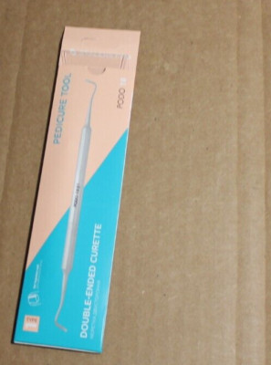 STALEKS PRO PODO 10 TYPE 1 PEDICURE PUSHER DOUBLE-SIDE CURETTE PP-10/1